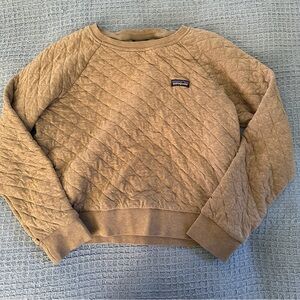 Patagonia Quilted Brown Pullover